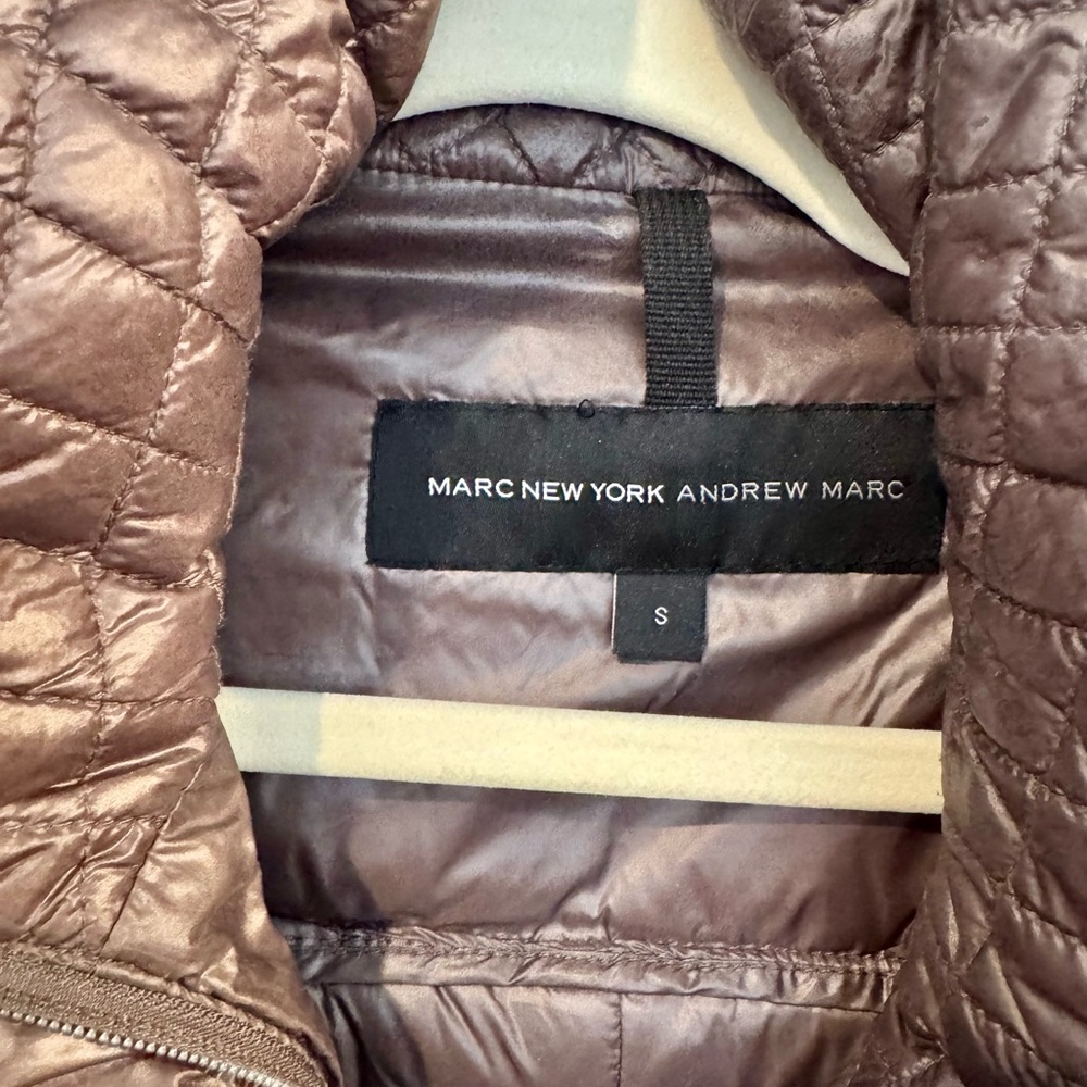 Marc New York Brown Quilted Down Jacket